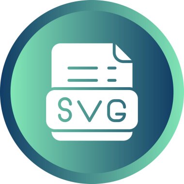 SVG dosya biçimi vektör illüstrasyonu