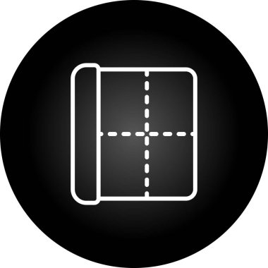 Beyaz Arkaplanda Web Sayfası Kenarlıkları Simgesi İzole Edildi 