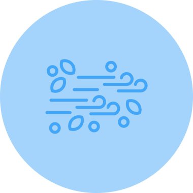 Rüzgar simgesinin vektör illüstrasyonu