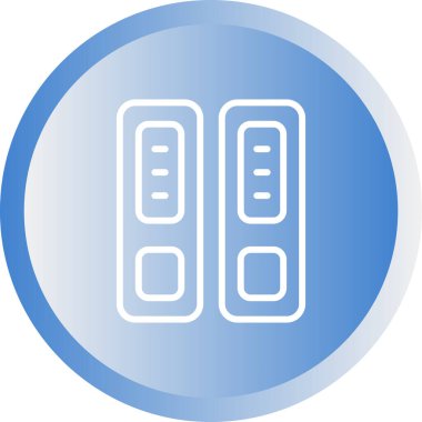 dizin web simgesi, basit vektör illüstrasyonu