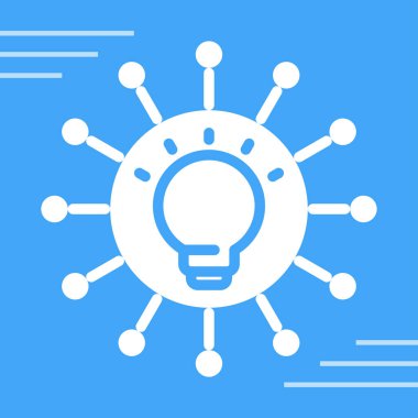 Zihin Haritası simgesinin vektör çizimi 