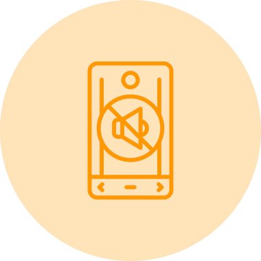 akıllı telefon simgesi, vektör illüstrasyonu basit tasarım