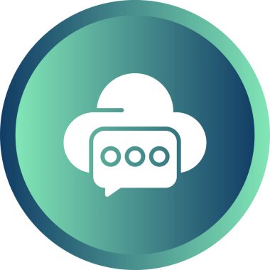 Forum Sunucu simgesinin vektör illüstrasyonu