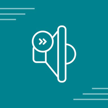 İleri simgesinin vektör illüstrasyonu