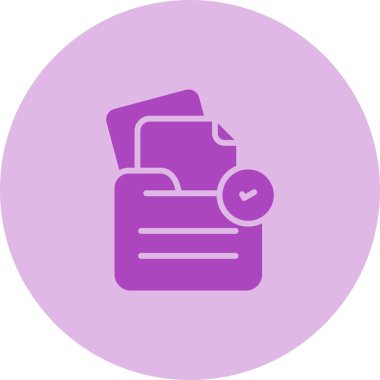 belge web simgesi vektör illüstrasyonu