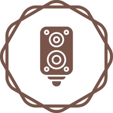 hoparlör simgesi, vektör illüstrasyonu basit tasarım