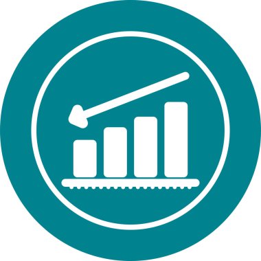 Grafik küçültücü ikon vektör illüstrasyonu