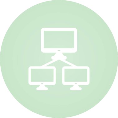 Ağ İzleme Vektörü Simgesi Beyaz Arkaplanda İzole Edildi 