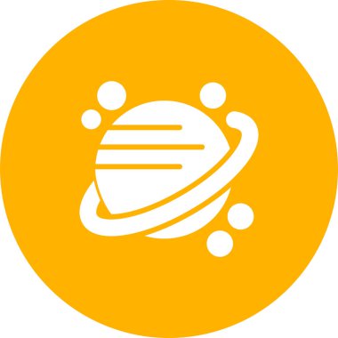 Gezegenin vektör illüstrasyon simgesi 