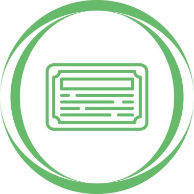 Sertifika simgesi, vektör illüstrasyonu basit tasarım