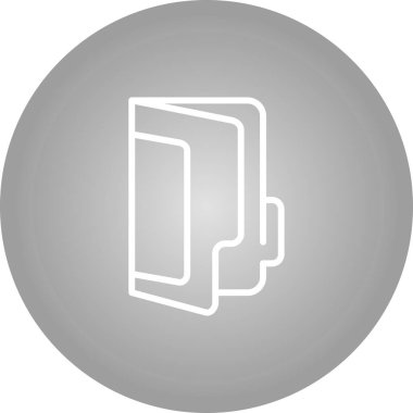 dizin web simgesi, basit vektör illüstrasyonu