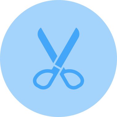 Scissors icon, vector illustration simple design