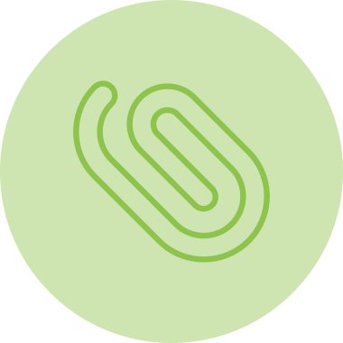 paper clip icon, vector illustration simple design