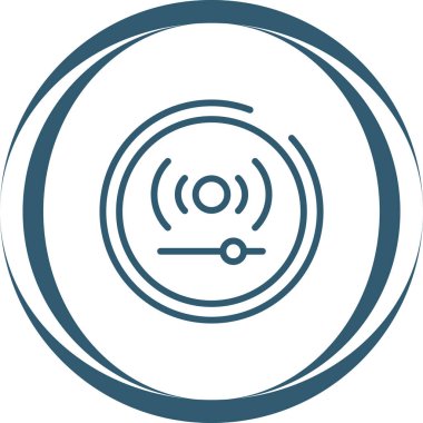 Canlı yayın simgesinin vektör illüstrasyonu