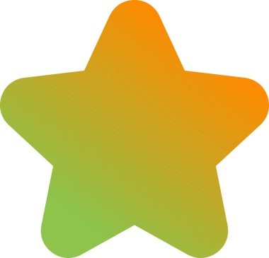 yıldız simgesi, vektör çizimi