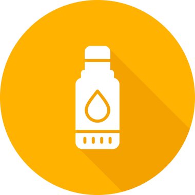 Dudak kremi. Web simgesi basit illüstrasyon