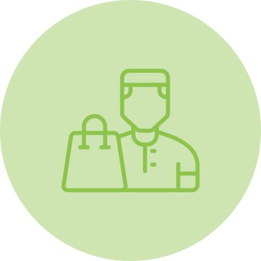 User icon, vector illustration simple design