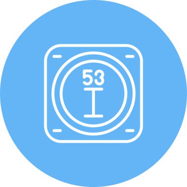 Periyodik tablo ağının kimyasal elementi basit illüstrasyon