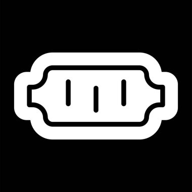 Pil. Web simgesi basit illüstrasyon 