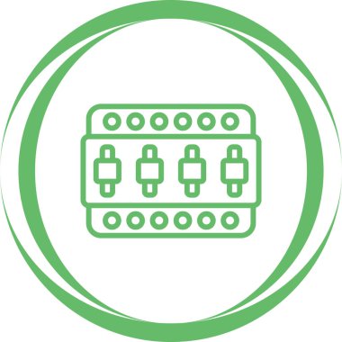 Aktarım Düğmesi simgesi, vektör illüstrasyonu