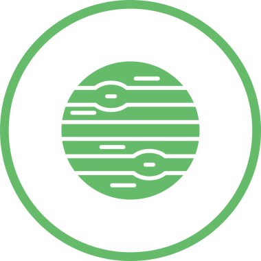 Gezegenin vektör illüstrasyon simgesi 