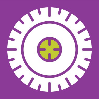 Hedef simgenin vektör illüstrasyonu 