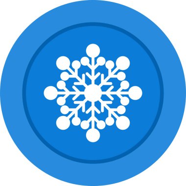 kar tanesi web simge vektör çizim
