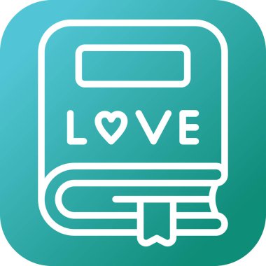 Romantik Yer İmi vektör çizimi