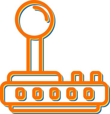 Oyun çubuğu web simge vektör çizim 