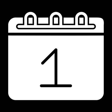 Gözyaşı Takvimi. Web simgesi basit illüstrasyon