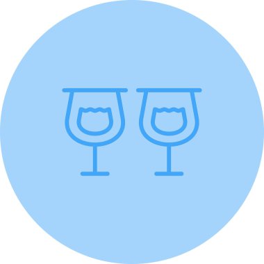  Gözlük. Web simgesi basit illüstrasyon