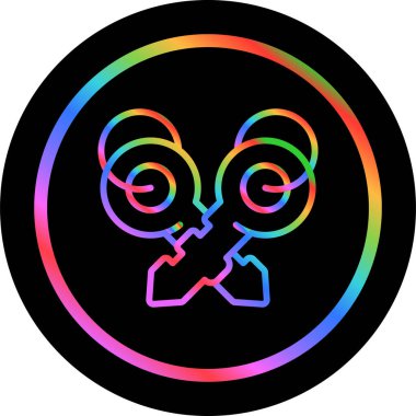 Anahtarlar. Web simgesi basit illüstrasyon