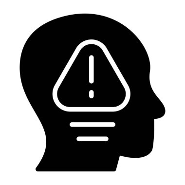 fikir simgesi, vektör illüstrasyonu 