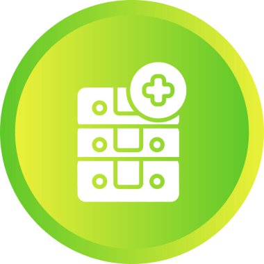 veritabanı simgesi, vektör illüstrasyonu basit tasarım