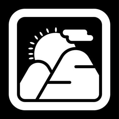  Resim simgesi. Grafiğin vektör illüstrasyonu