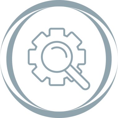 Arama motoru simgesi, web illüstrasyonu