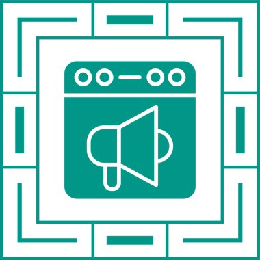 tarayıcı simgesi vektör illüstrasyonu