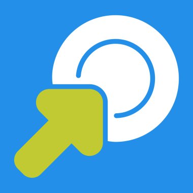 Simge, vektör illüstrasyonu basit tasarımı seç