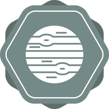 Gezegenin vektör illüstrasyon simgesi 