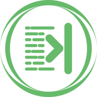 Kodlama. Web simgesi basit illüstrasyon