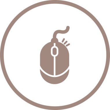 Beyaz Arkaplanda İmleç Simgesi İzole Edildi 