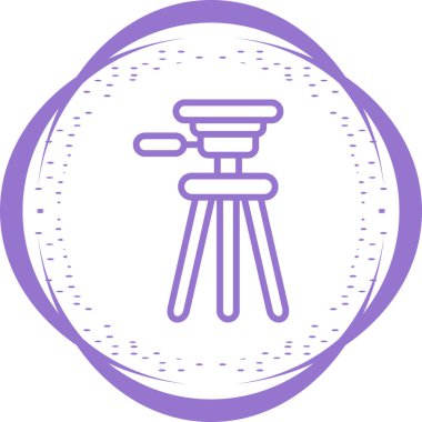 Tripod Stand 'ın temel doğrusal çizimi