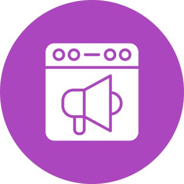 tarayıcı simgesi vektör illüstrasyonu