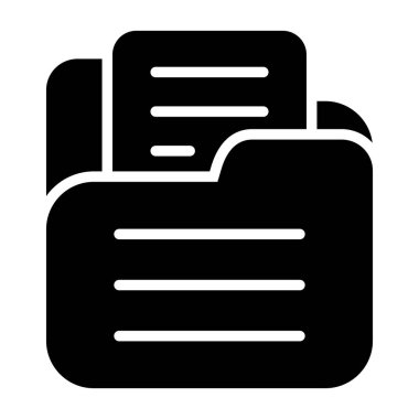 dizin web simgesi, basit vektör illüstrasyonu