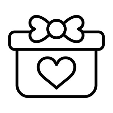 hediye simgesi vektör illüstrasyonu