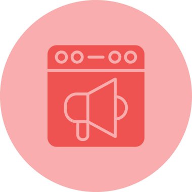 tarayıcı simgesi vektör illüstrasyonu