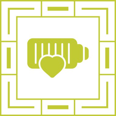 Batarya Durumu web simgesi, basit vektör illüstrasyonu