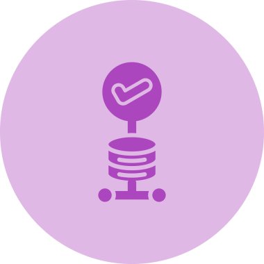 Veri Kalitesi simgesinin vektör çizimi       