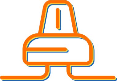 Kablo Cevizi simgesi, vektör illüstrasyonu 