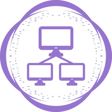 Ağ İzleme Vektörü Simgesi Beyaz Arkaplanda İzole Edildi 